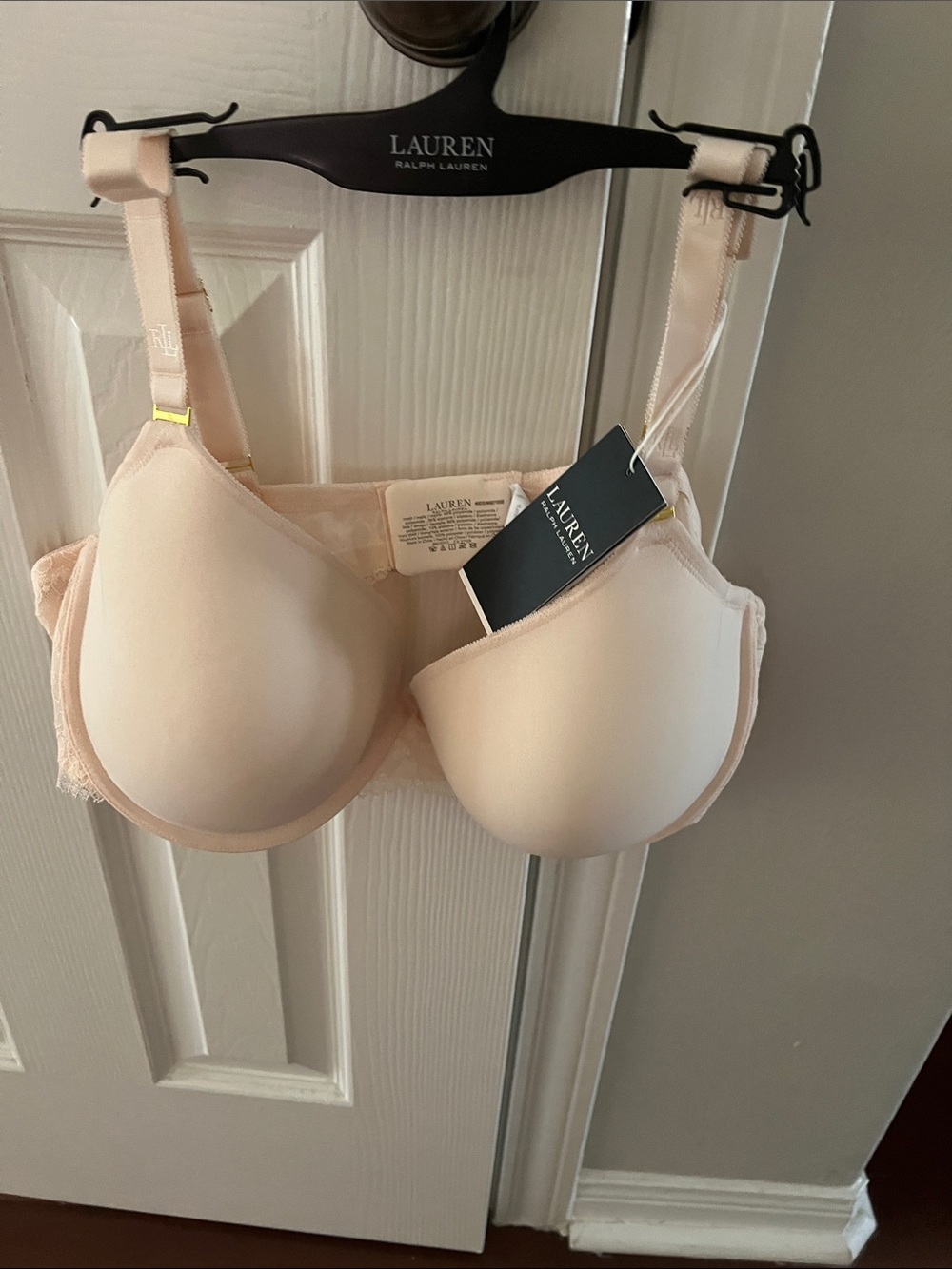 Lauren Ralph Lauren Lace Contour Bra Pink 40DD